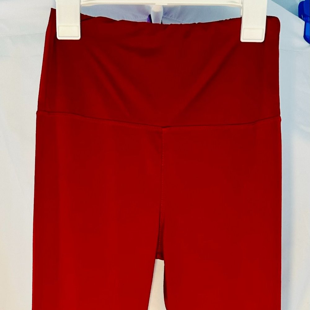 ☀️3/$15 Leggix Red Leggings
